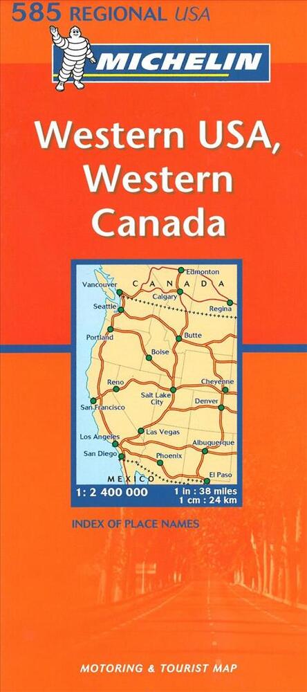 Western USA. Western Canada