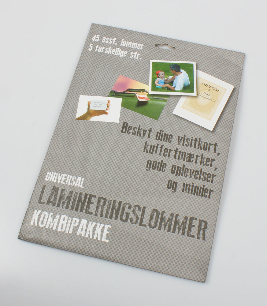 Lamineringslomme Relief kombiæske