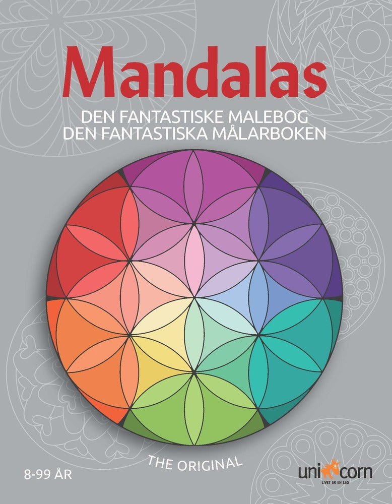 Den Fantastiske Malebog med Mandalas Fra 8-99 År
