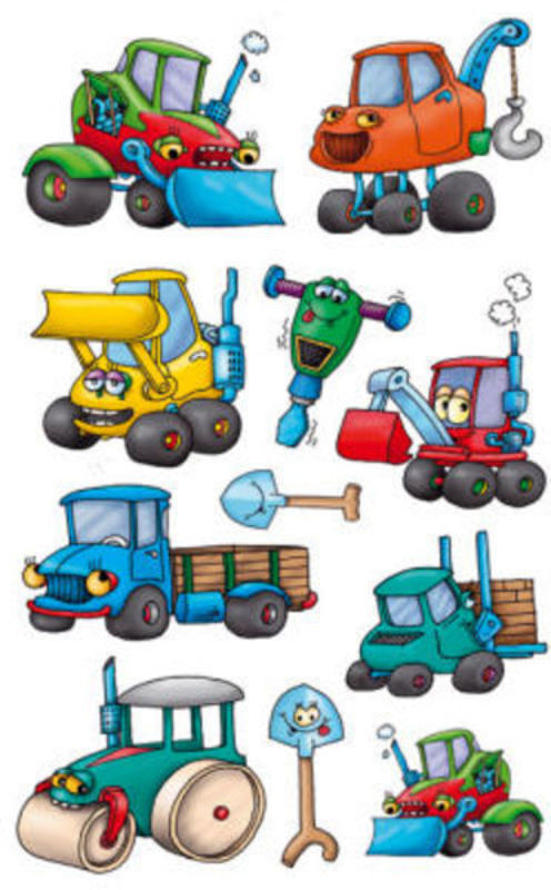STICKERS GRAVEMASKINER /3 ARK