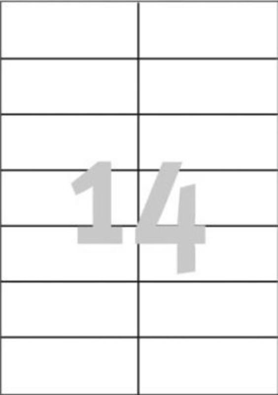 Etiketter ilc 105 x 42,3 mm /100 ark