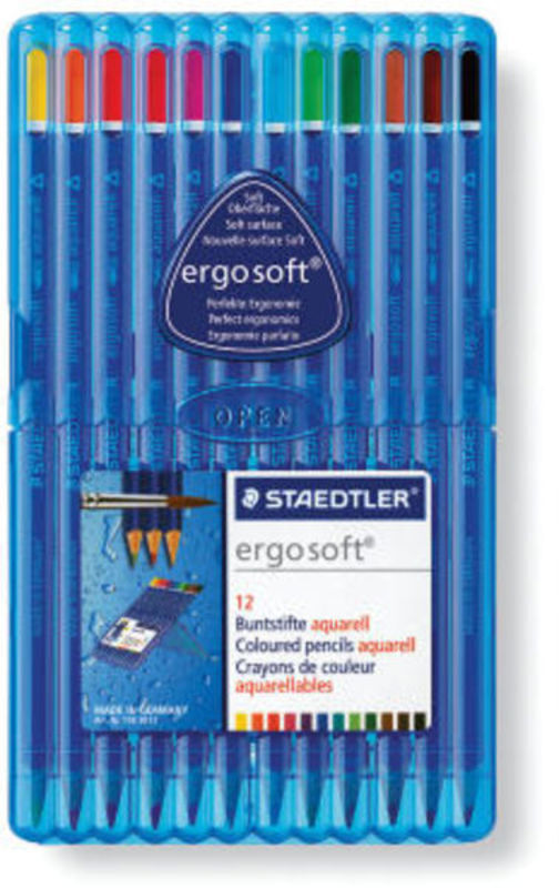 Farveblyant ergosoft akvarel /12 stk