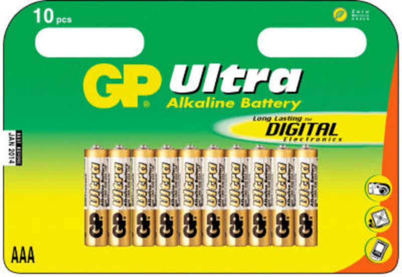 BATTERI GP AAA LR03 24UA 10U /10STK
