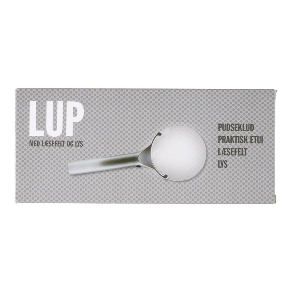 Lup 8,5 cm med lys, pudseklud