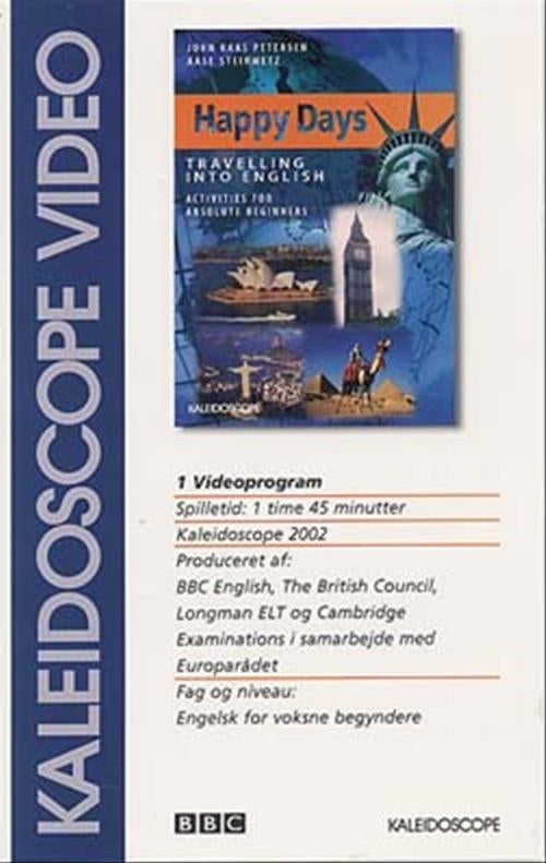 Happy Days - Travelling into English. Activities for absolute beginners.
