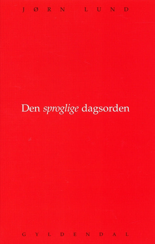 Den sproglige dagsorden