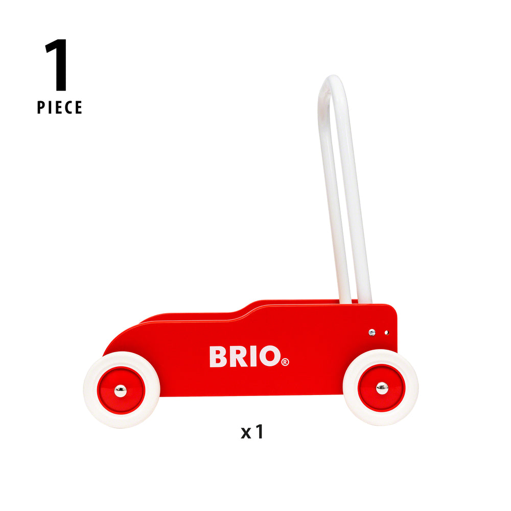 BRIO 31350 Lære-gå-vogn, rød-gul