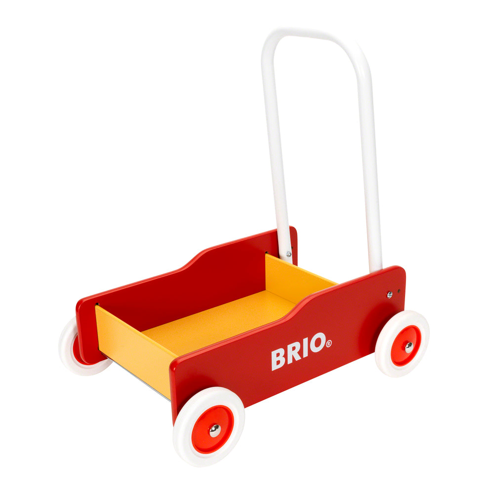 BRIO 31350 Lære-gå-vogn, rød-gul