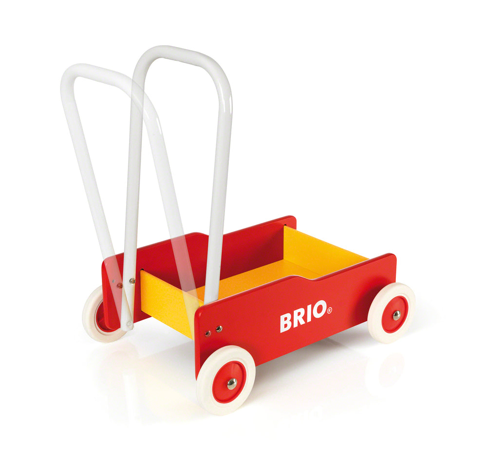 BRIO 31350 Lære-gå-vogn, rød-gul