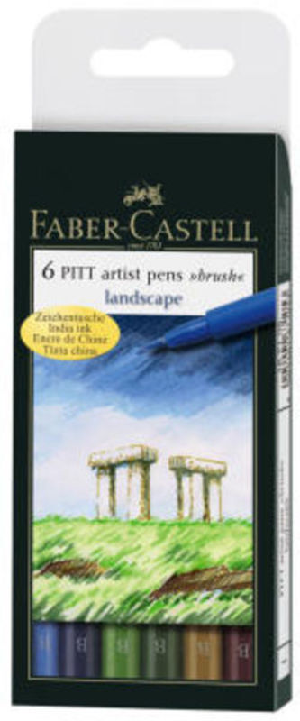 Pitt artist Faber-Castell 6 ass landskab
