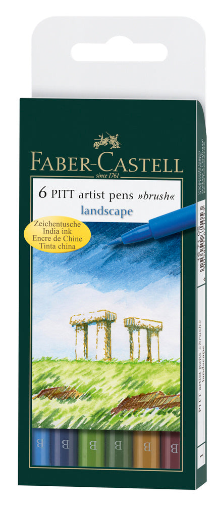 Pitt artist Faber-Castell 6 ass landskab