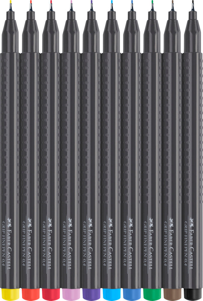 Faber-Castell Fineliner Grip 10 stk