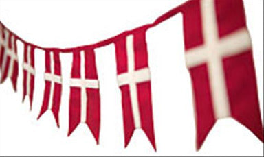 Flagguirlande i stof