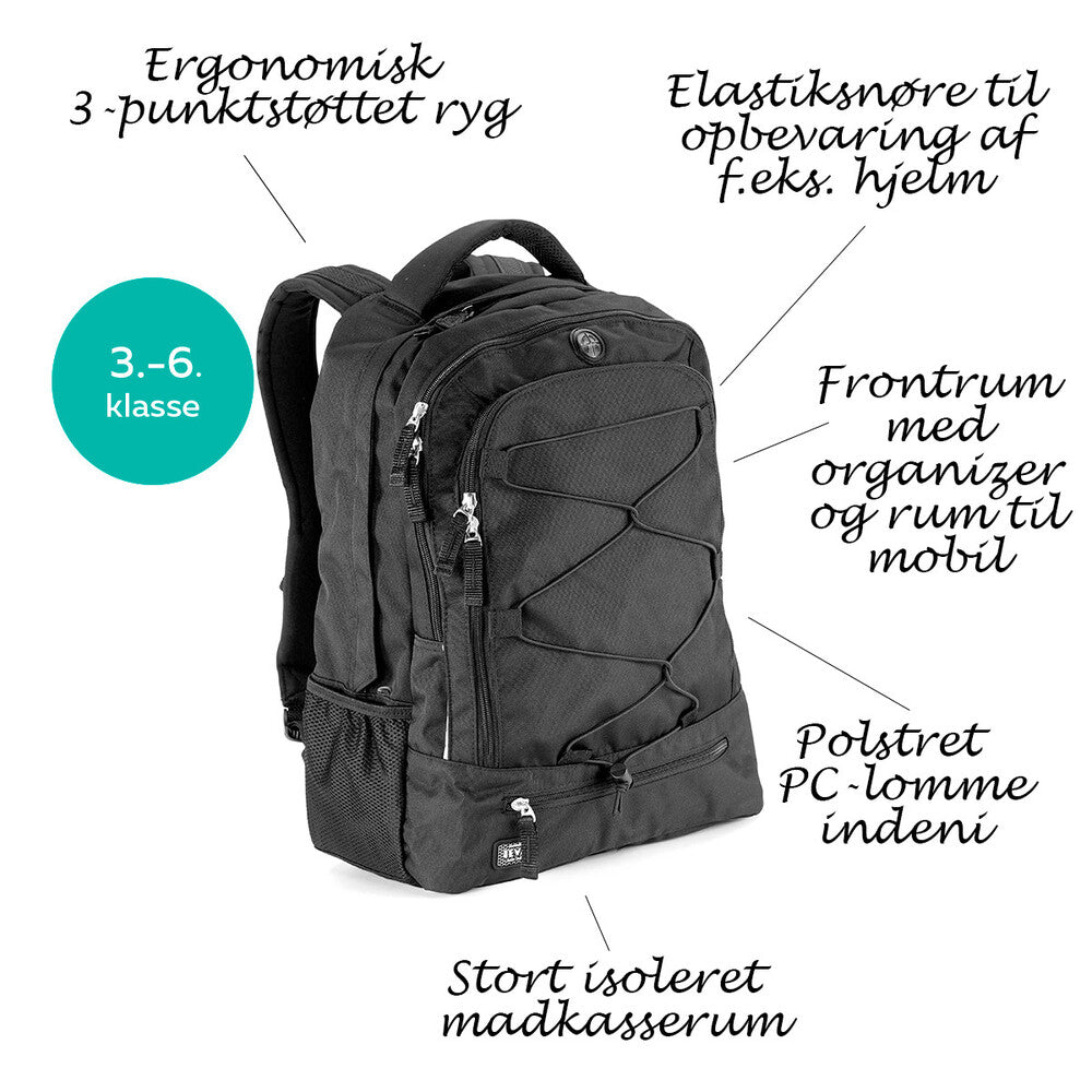 Rygsæk Jeva survivor black