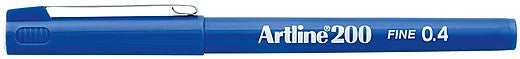 Fiberpen artline ek200 0,4 mm blå