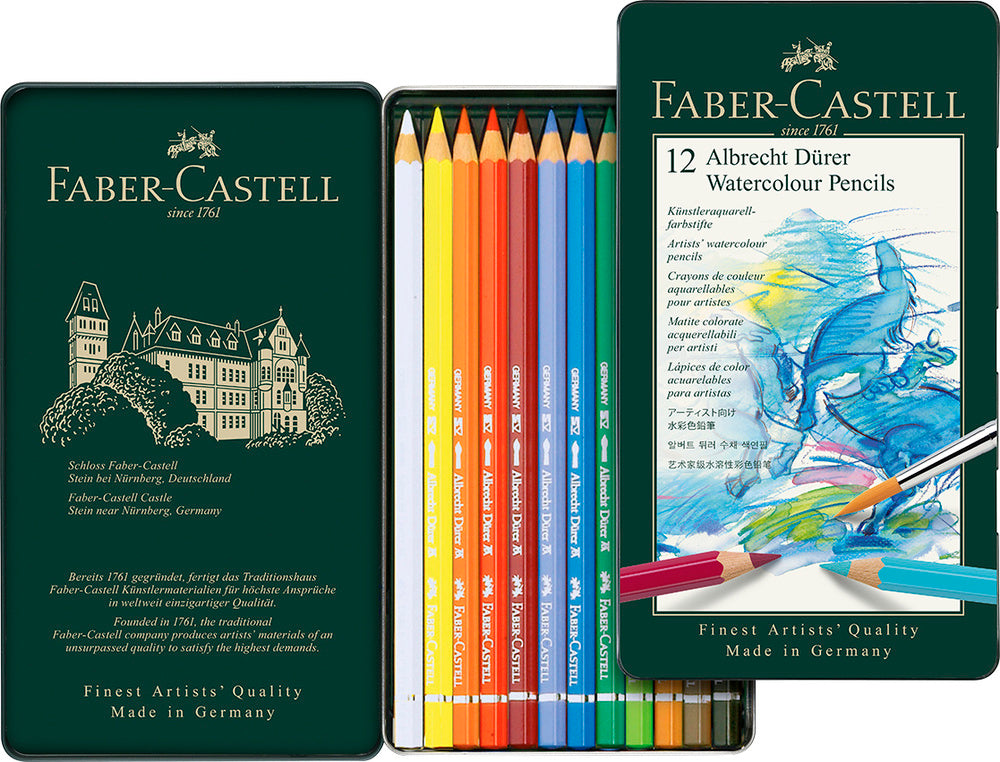 Farveblyant albrecht dürer Faber-Castell akvarel 12 ass