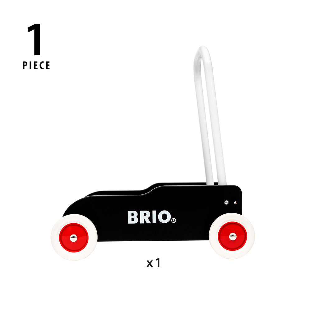 D2 BRIO 31351 Lære-gå-vogn, sort