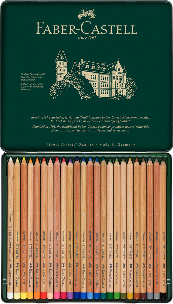 Farveblyant pitt Faber-Castell pastel 24 stk