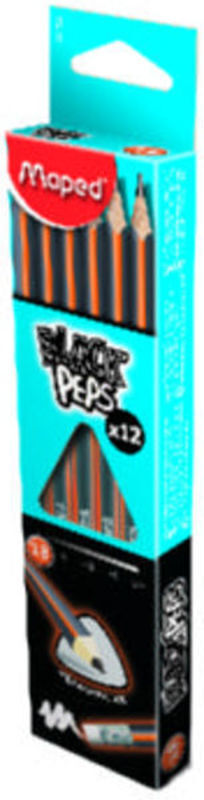 Blyanter Maped black peps 2b / 12stk