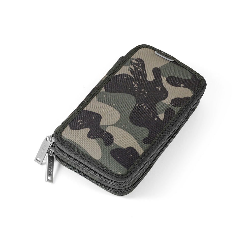 Penalhus jeva twozip camouflage