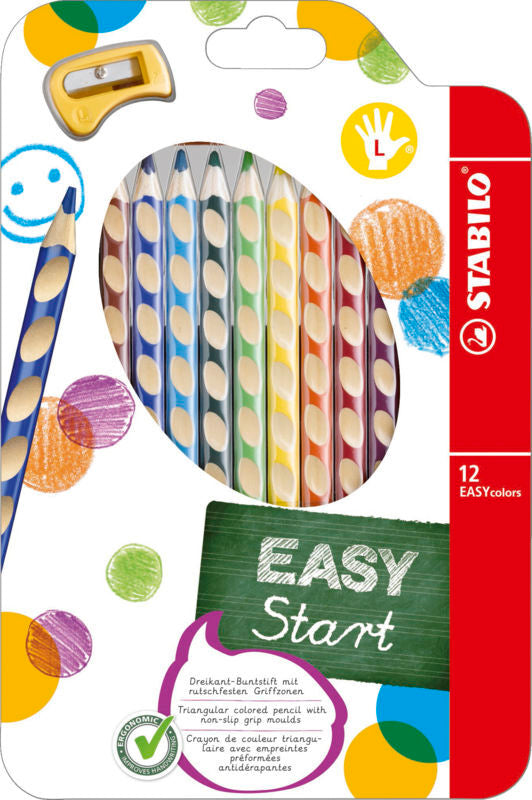 Farveblyanter stabilo easycolors - venstre