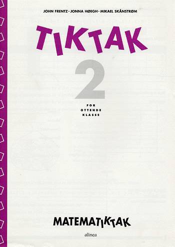 Matematik-Tak 8.kl. Tik-Tak 2
