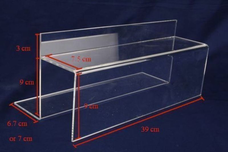 AKRYL DISPLAY TIL HYLDE 39X14,2X12CM