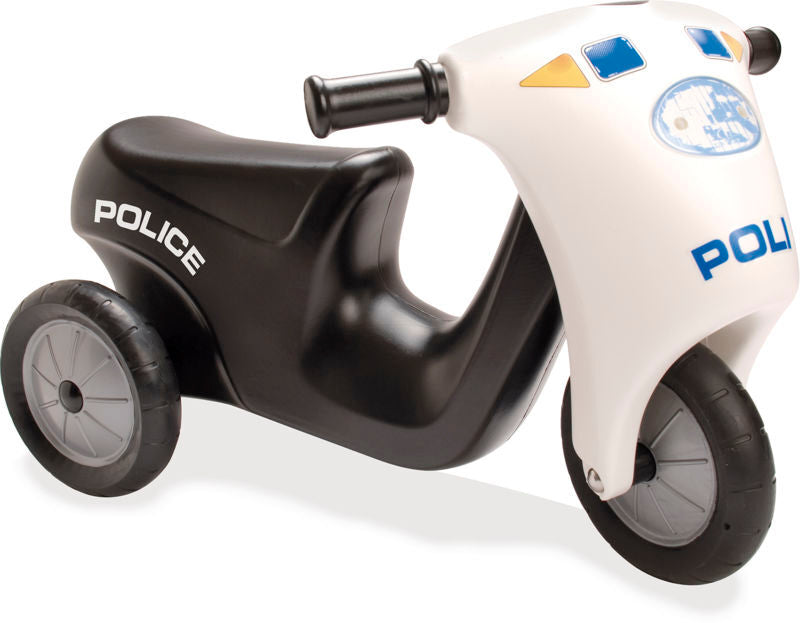 Politi scooter med gummihjul 60 cm