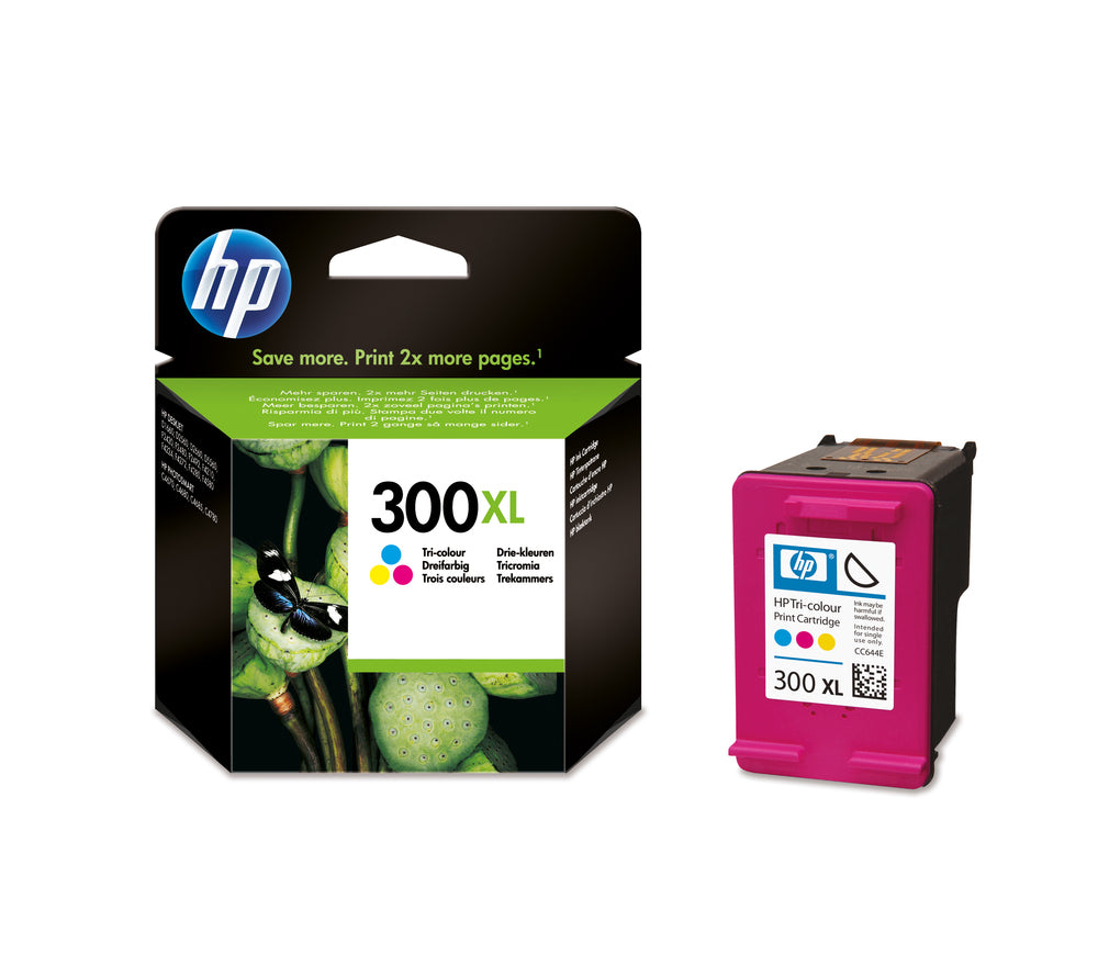 HP cc644ee 300 farvet xl vivera printerpatron