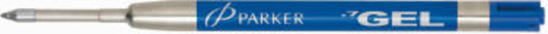 Refill Parker quink gel ball point blå