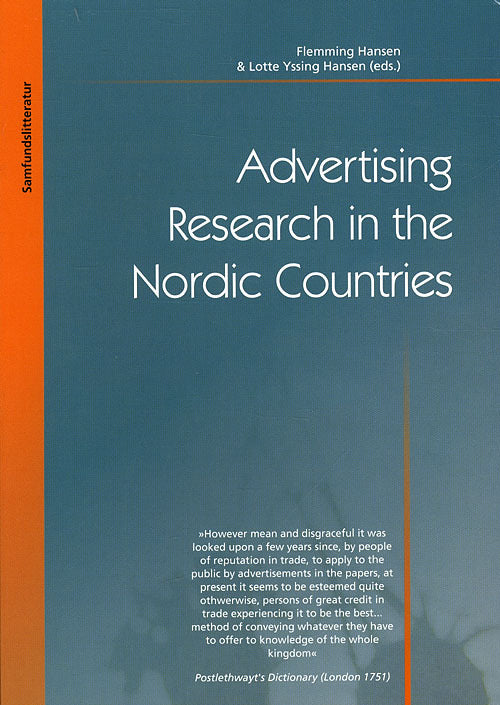 Advertising Research in the Nordic Countries