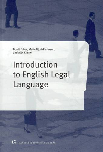 Introduction to English legal language