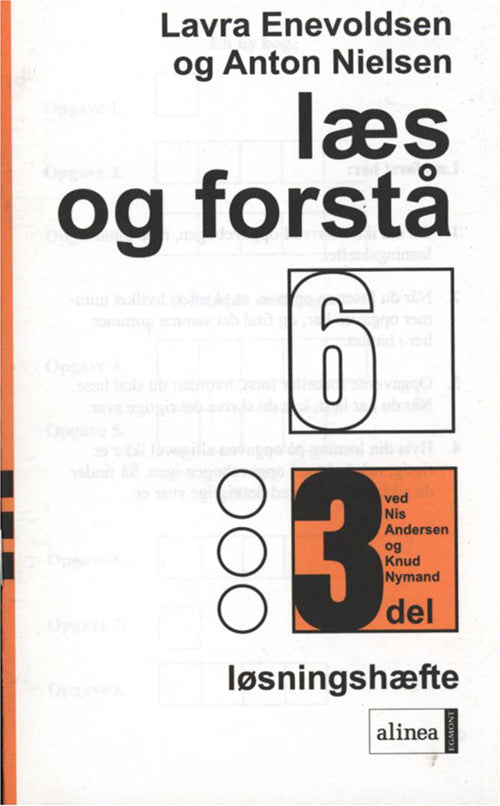 Læs og forstå 6, 3 Løsningshæfte