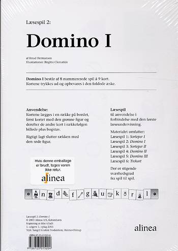 Læsespil 2, Domino 1