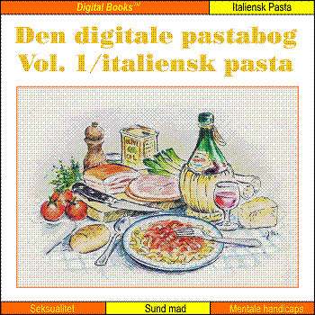 Den digitale pastabog Italiensk pasta