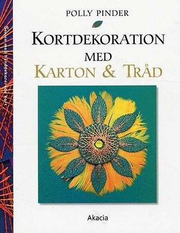 Kortdekoration med karton og tråd