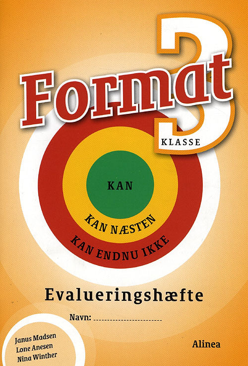 Format 3, Evalueringshæfte