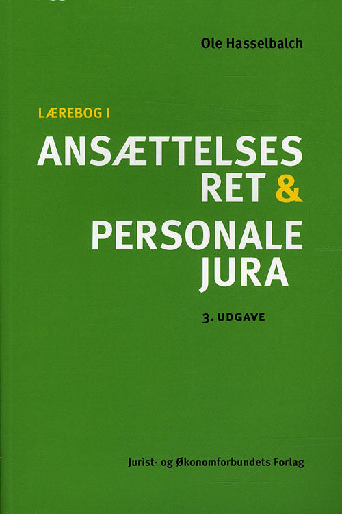 Lærebog i ansættelsesret og personalejura