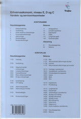 Kontoplan til Erhvervsøkonomi, Niv. E, D og C
