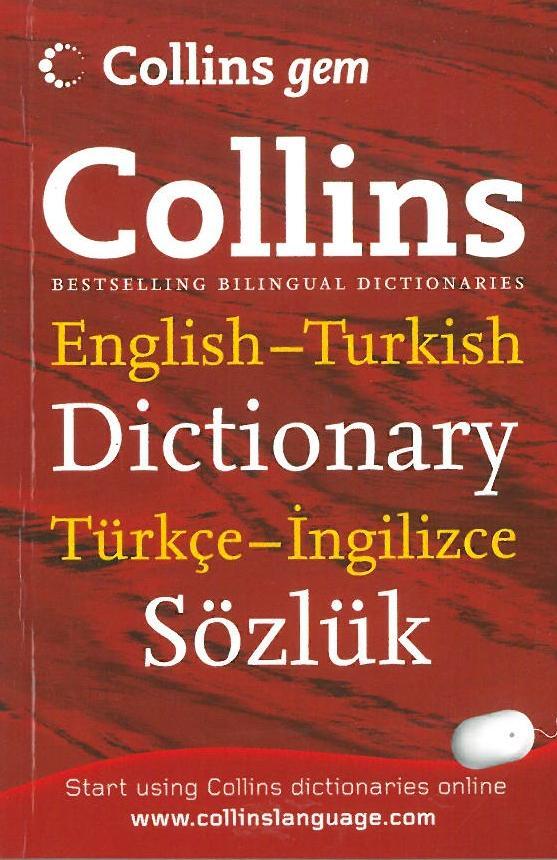 Collins English-Turkish, Turkish-English Dictionary