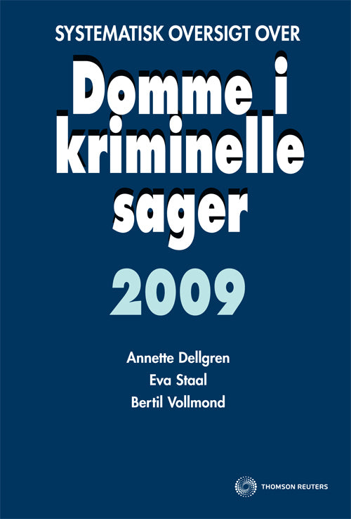 Systematisk oversigt over Domme i kriminelle sager 2009
