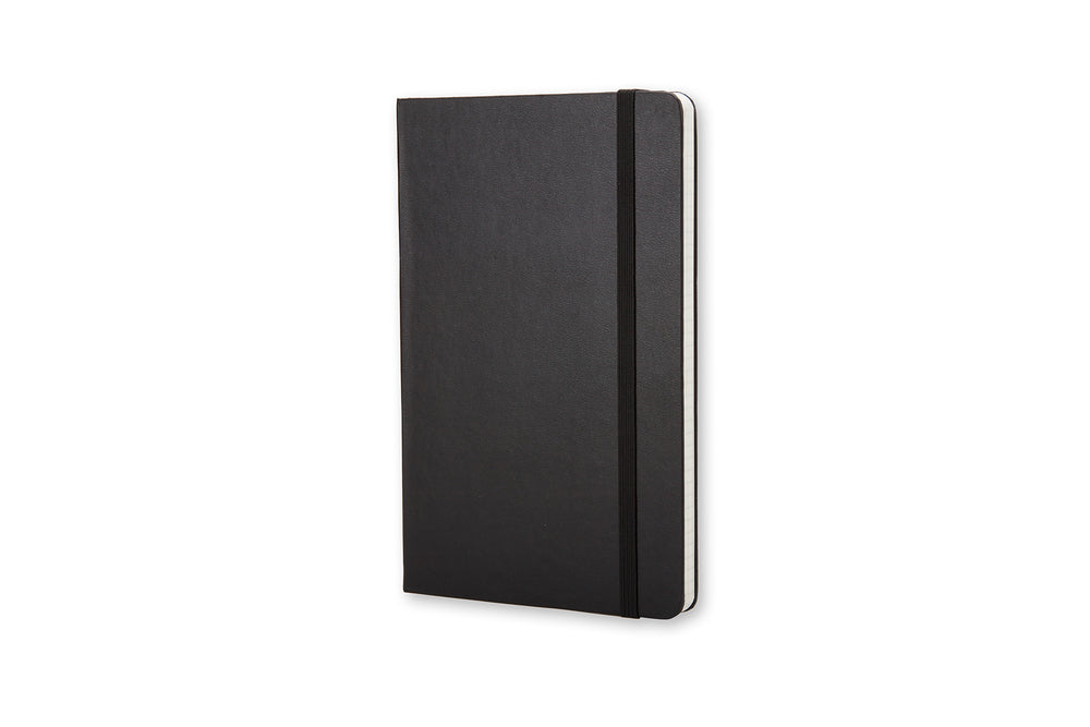 Notesbog Moleskine large sort m/240 kvadrerede ark hard