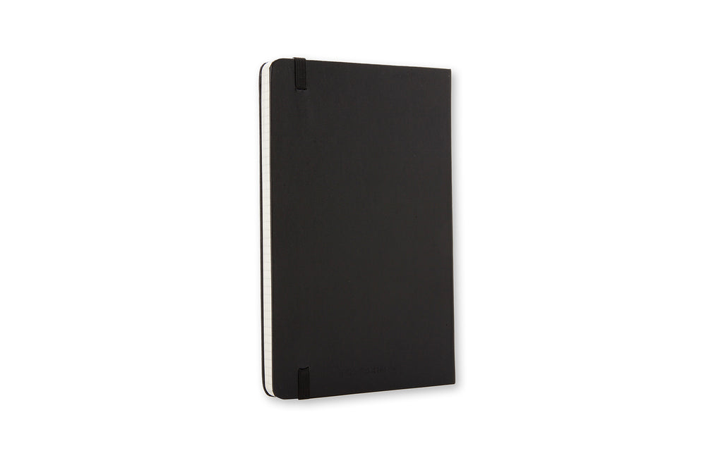 Notesbog Moleskine large sort m/240 kvadrerede ark hard