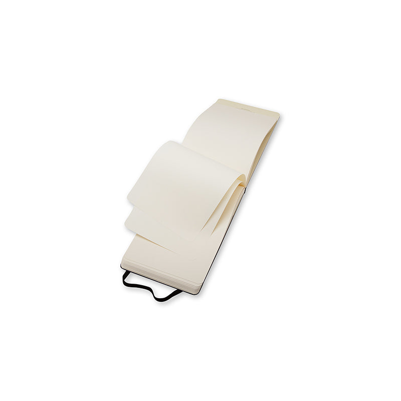 Notesblok reporter Moleskine pocket sort m/blanke ark hard