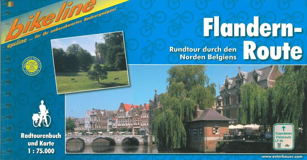 Flandern-route : Rundtour durch den Norden Belgiens 1:75.000