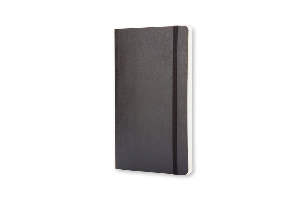 Notesbog Moleskine pocket sort m/192 linjerede ark soft