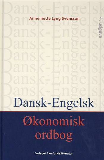 Dansk-Engelsk økonomisk ordbog