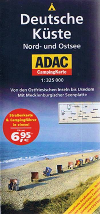 Deutsche Küste: Nord- und Ostsee, ADAC CampingKarte
