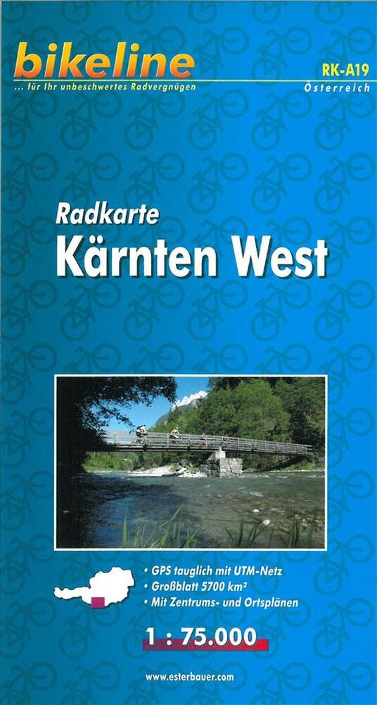 Kärnten West, Bikeline Radkarte