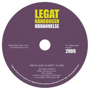 Legathåndbogen uddannelse 2009 CD-ROM